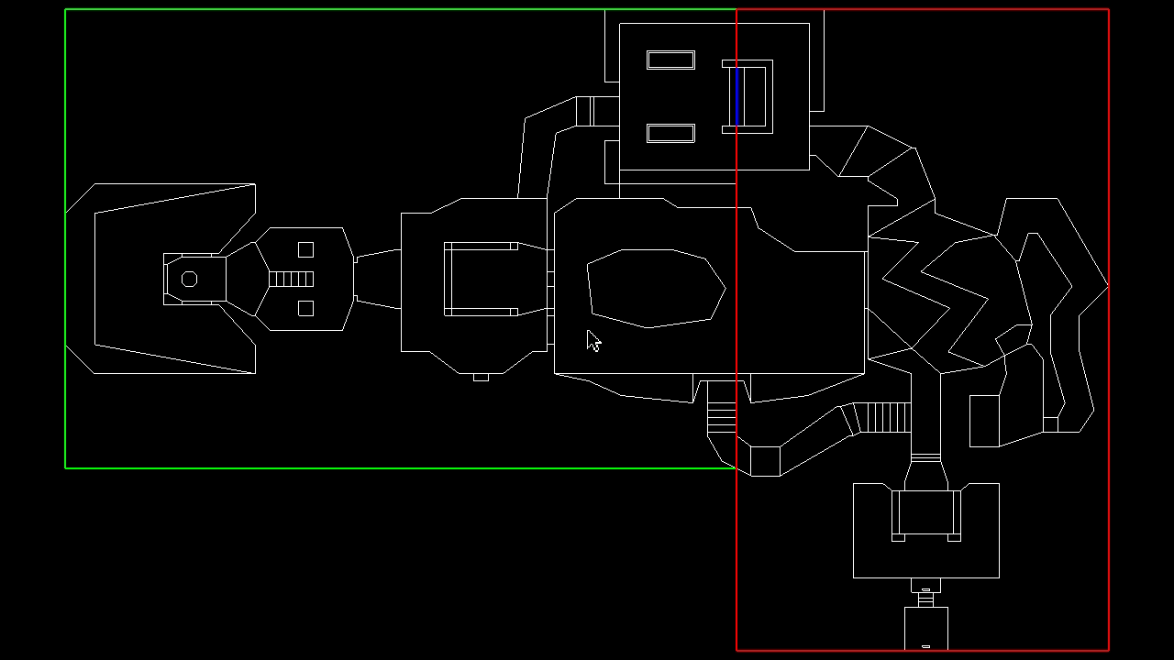 BSP Line Splitter of E1M1 map