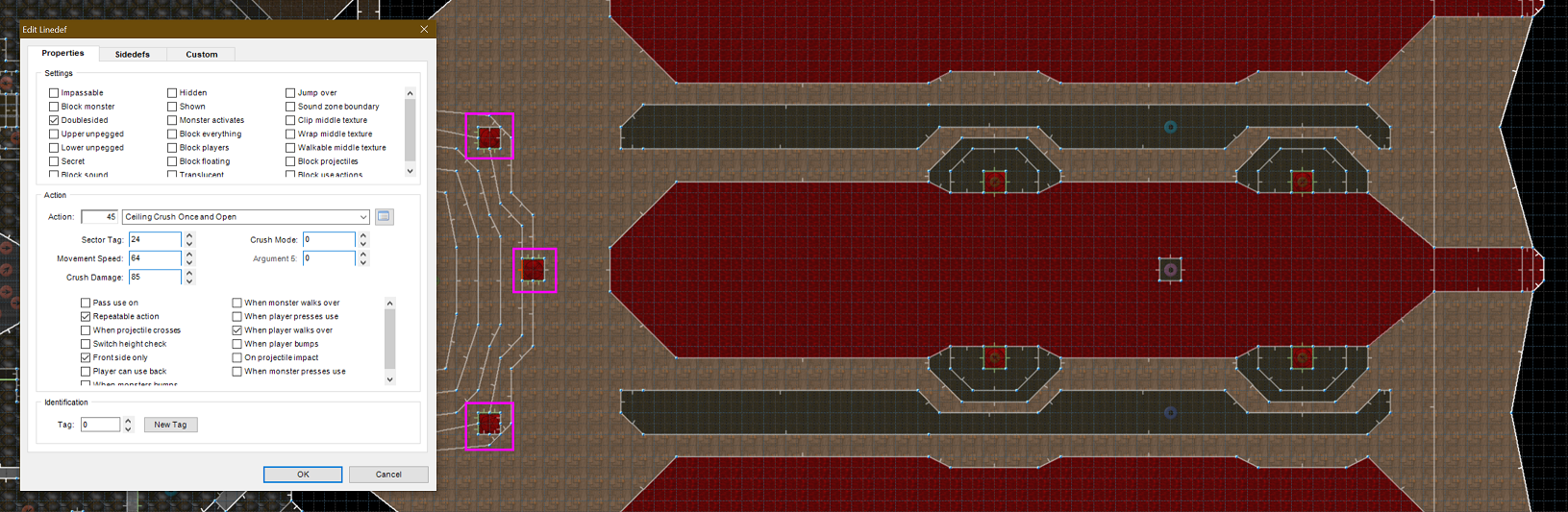 Pedestal controls for crushers