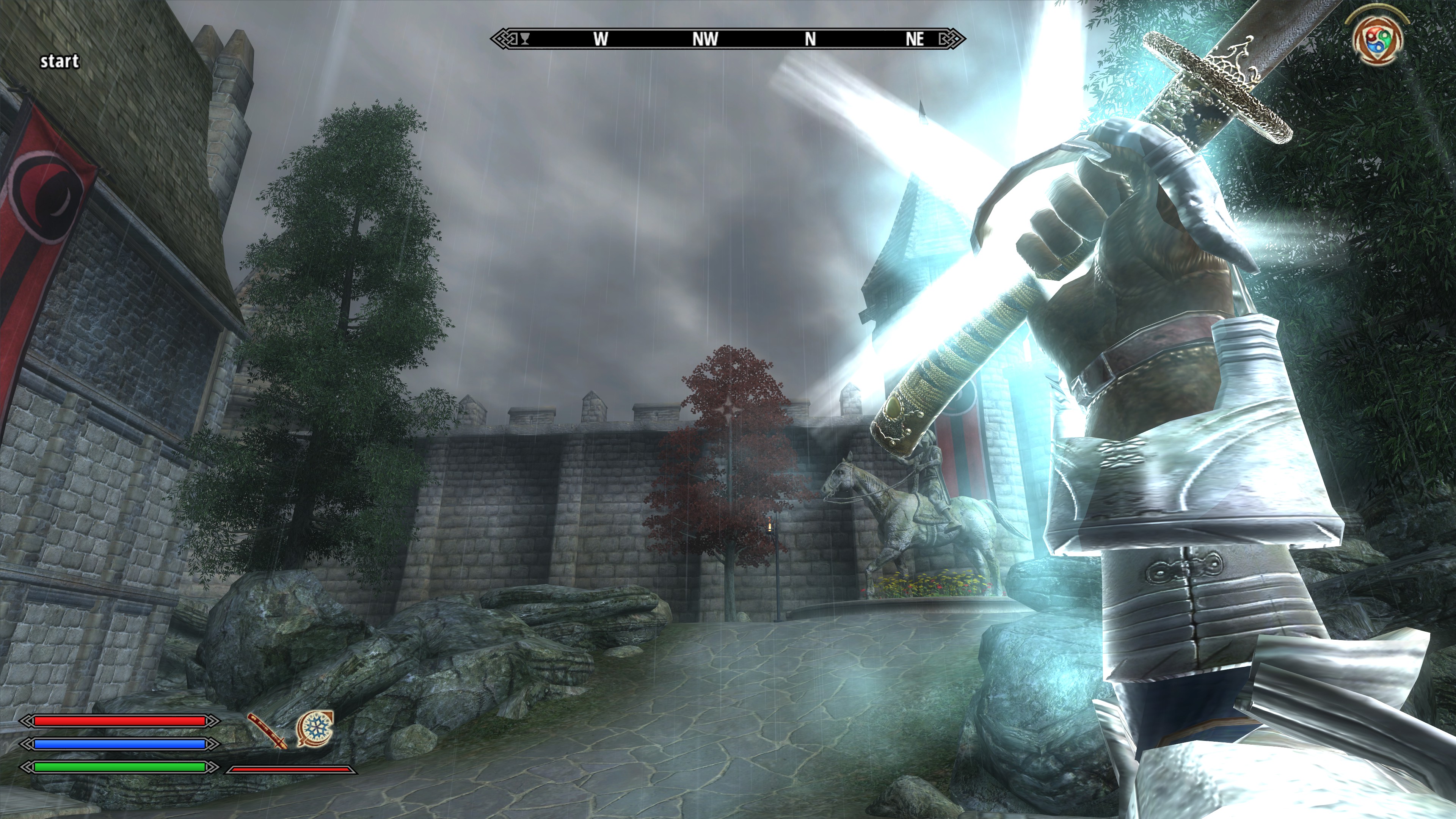 Casting the Fortification Spell successfully