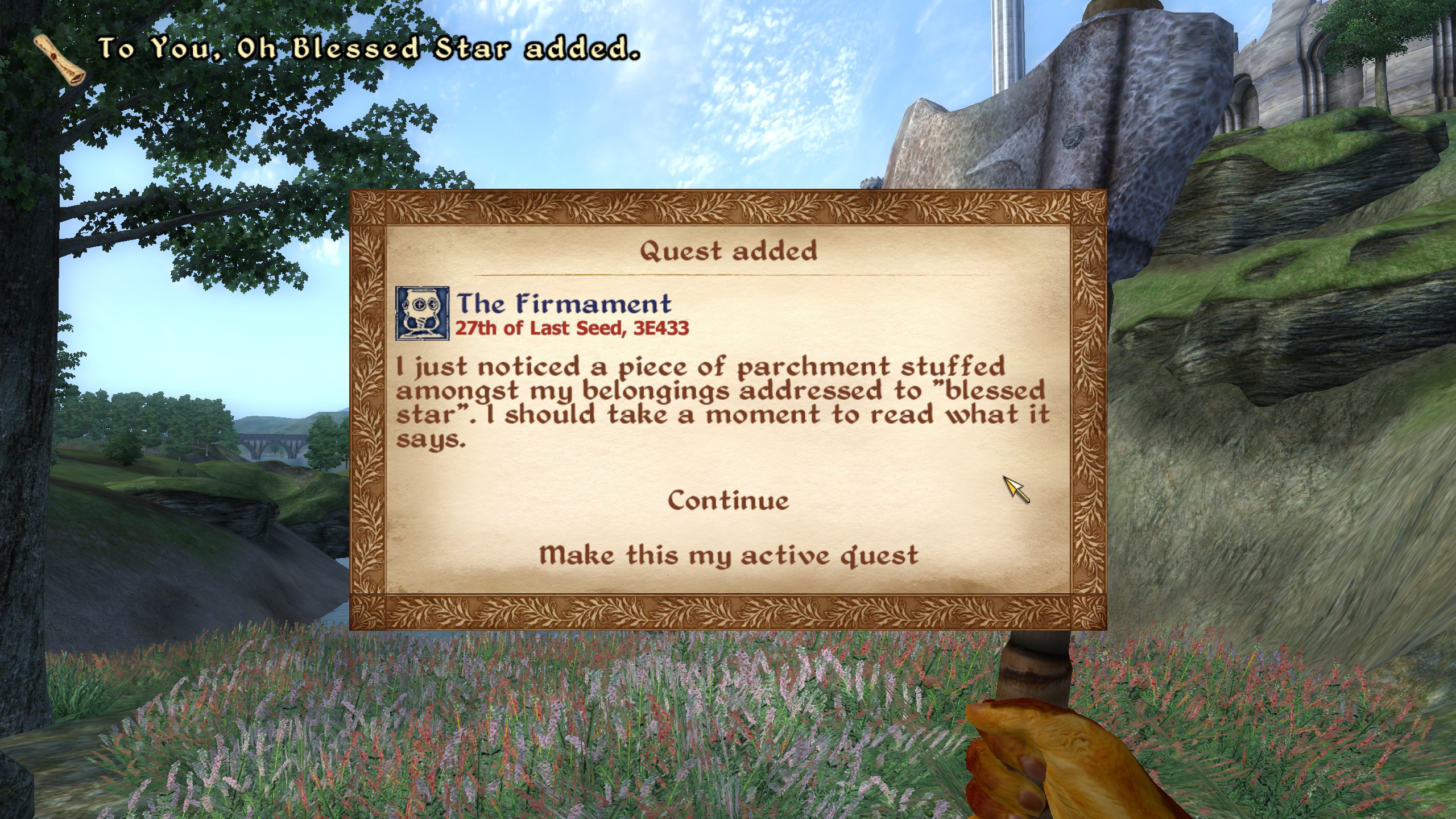 Screenshot of Firmament Mod in Game Play